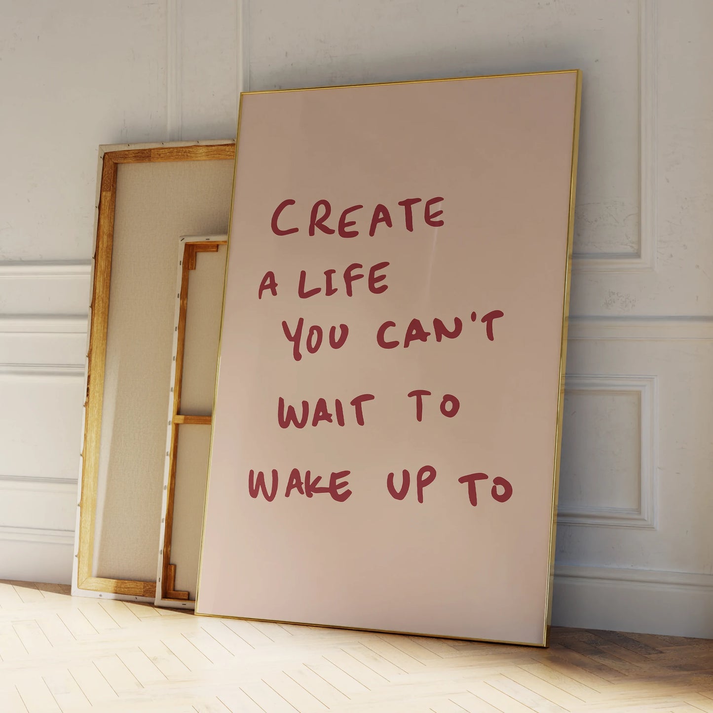 "Create A Life" Motivational Print