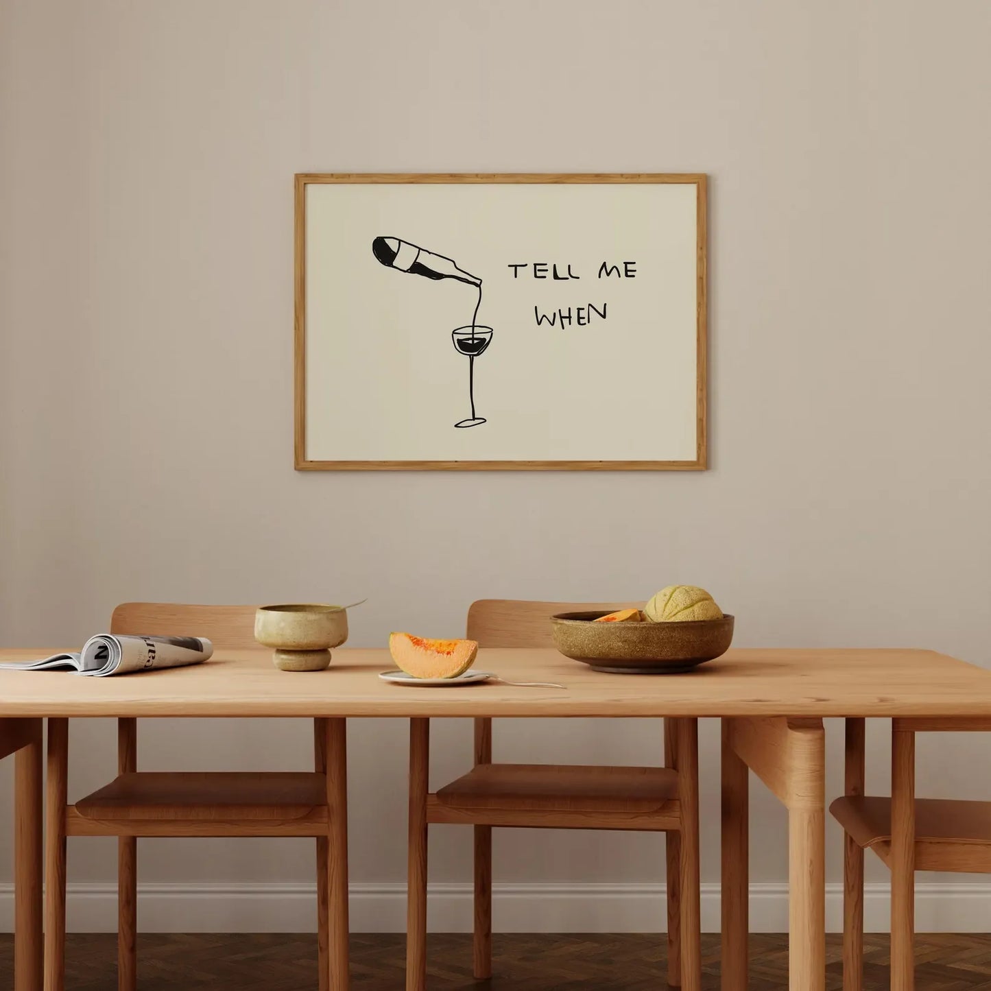 Wine Cheers Bar Print